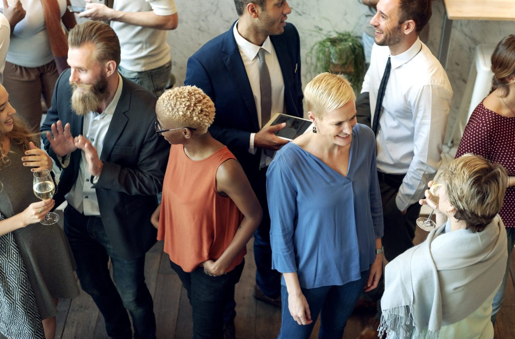 Party People Communication Talking Happiness Concept